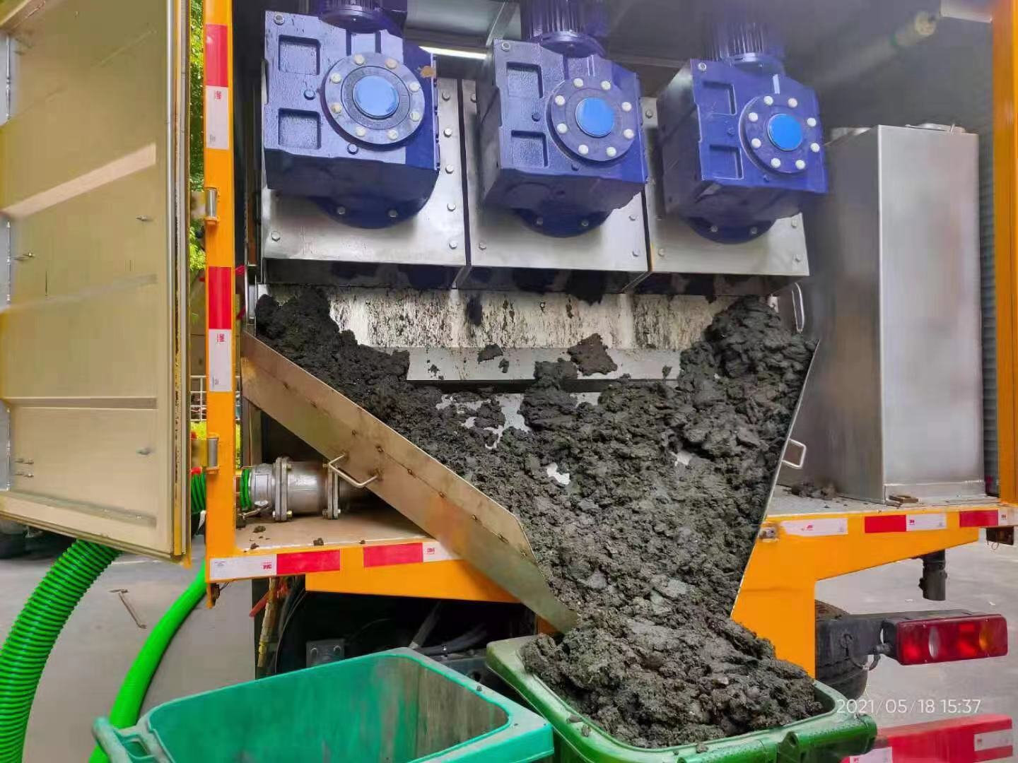 高场办事处化粪池清掏城市维护站-泥浆净化干湿分离处理